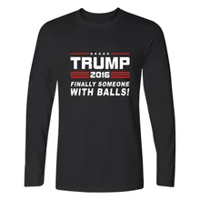 Donald Trump Shirt 2016 T Shirt Men Harajuku Long Sleeve T-shirt men TShirt Donald Trump Tee shirts