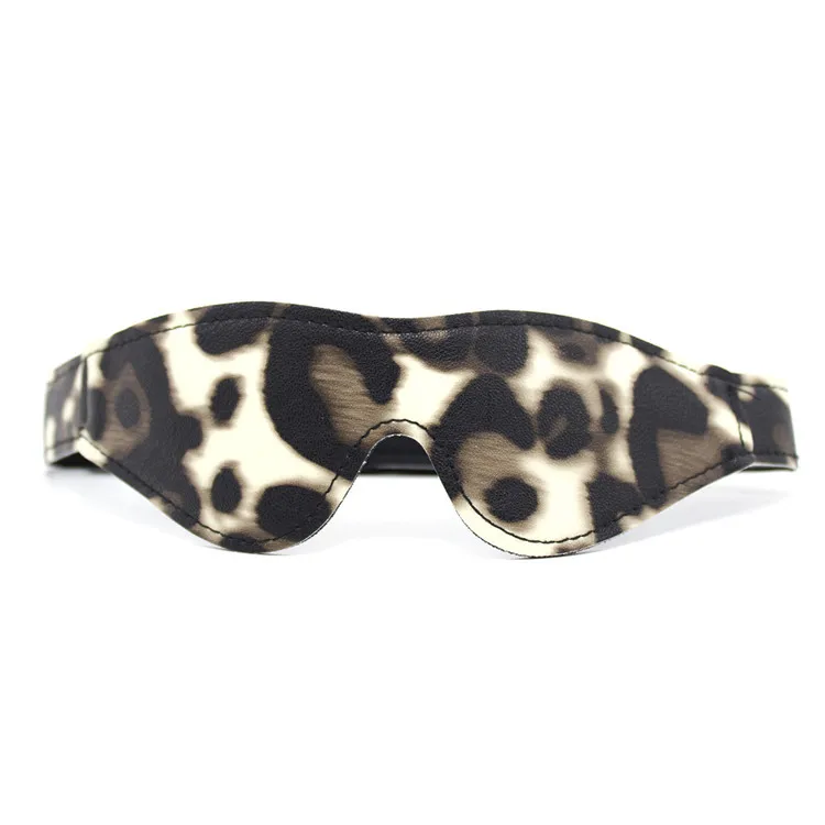 Леопардовая маска для глаз Ночная секс жизнь любовник игра Eyeshade кошка леди