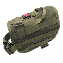 Военный в стиле армии полиции жилет для собак тактический охотничий жилет для собак сервис для боевой тренировки собаки жгут одежда