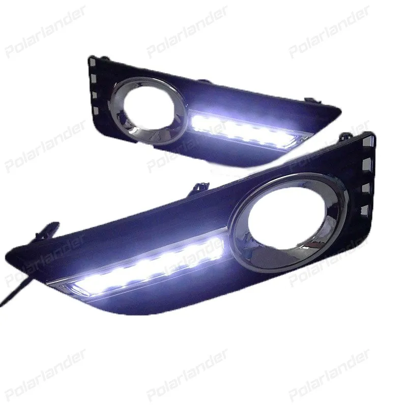 

1 Set LED Daytime Running Lights DRL For T/oyota C/amry Low C/onfiguration 2012 - 2015 Turn Signal Fog Lamp Car Styling White