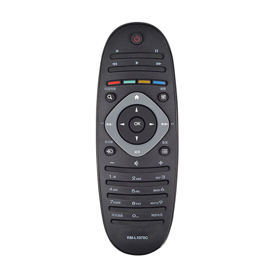 

Home TV Remote Control Battery Powered Black Accessories Handheld Universal ABS Easy Use Replacement Durable Stable For Philips