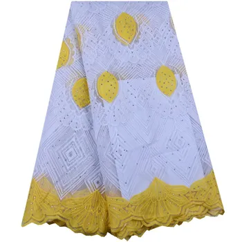 

Top Selling Milk Silk Nigerian Lace High Quality African Net Lace Fabric French Milk Tulle Lace Fabric For Wedding Dress A1570
