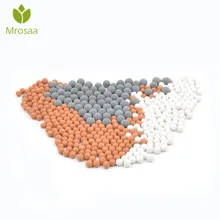 Mrosaa Замена очистки воды минеральные шарики отрицательные ионы керамические шарики для фильтра насадка для душа аксессуары для ванной комнаты