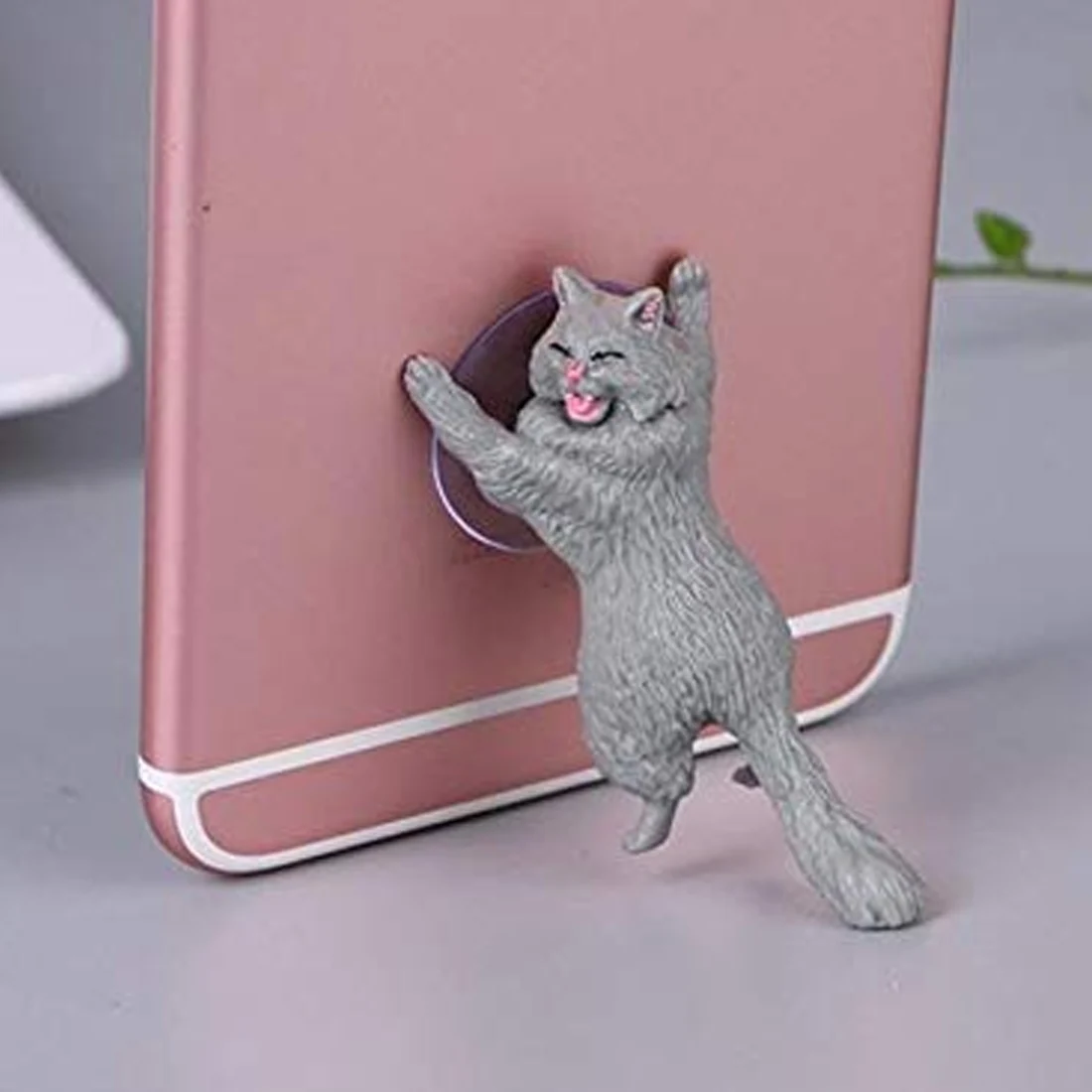 Подставка-держатель для мобильного телефона с милым котом, подставка для смартфона, подставка для планшета, Настольная присоска, дизайн