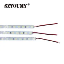 Szyoumy SMD 8520 120 светодиодный s/m светодиодный полосы света двухрядные жесткий бар SMD 5630 144 светодиодный/M 1 м Новое поступление светодиодный жесткий бар 100 шт./лот