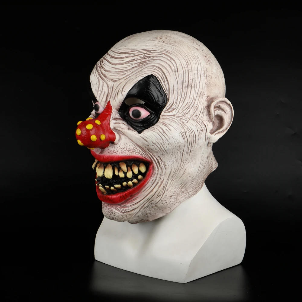 Latex Mask Carnival Costume Accessory Joker Novelty Halloween Party Head Mask  Fancy Dress Party Cosplay Mask (8)
