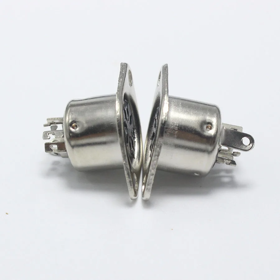 EClyxun 1 шт./лот 7 PIN DIN разъем Панель Крепление Pin гнездо припоя металла шасси провода