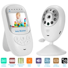 Аудио Видео видеоняня детские безопасные мониторы беспроводной ЖК-радио няня музыкальный Интерком IR 24h Portabl