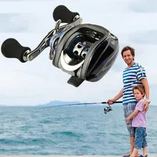 Профессиональный Рыбалка катушка шарикоподшипник 12+ 1 BB Шестерни отношение 6.3: 1 левой и правой руки Baitcast катушки высокая прочность Наживка литья катушки