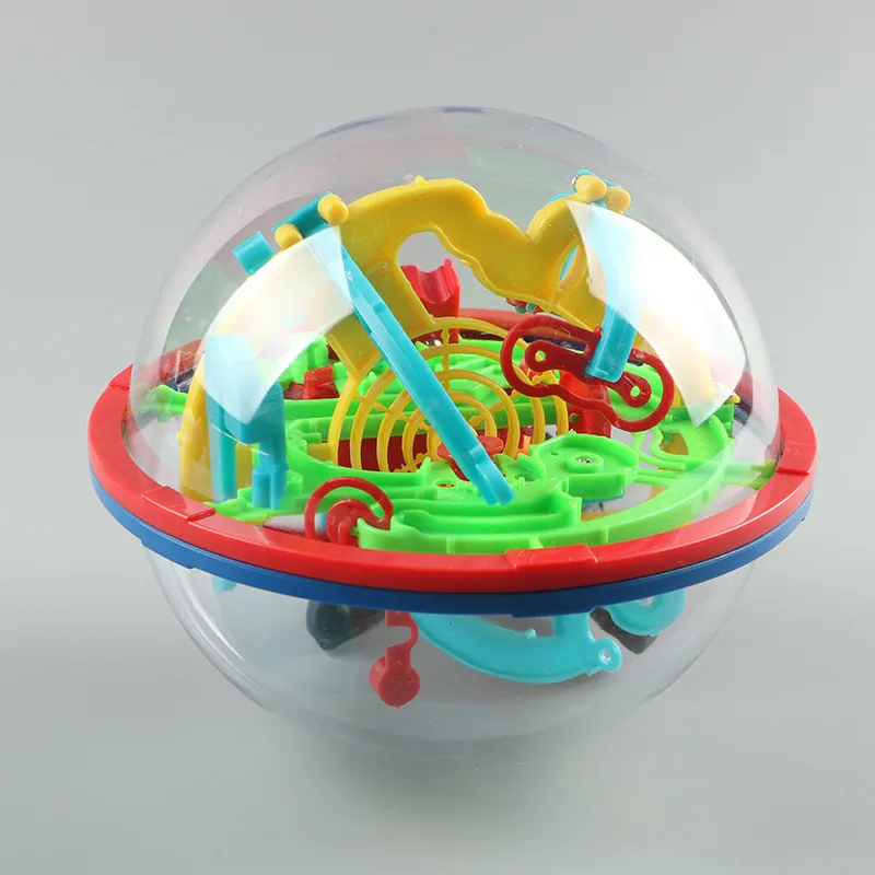 Large 100 Steps 3D Magic Intellect Maze Ball Track Puzzle Toy Perplexus Epic Game Children Adult