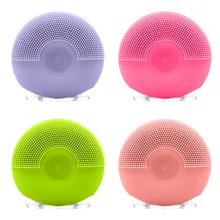 Красота Электрический очищающее средство с вибрациями, устройство для очистки пор силиконовый чистящий массажер-щетка вибромассажер для лица спа-уход за кожей массаж