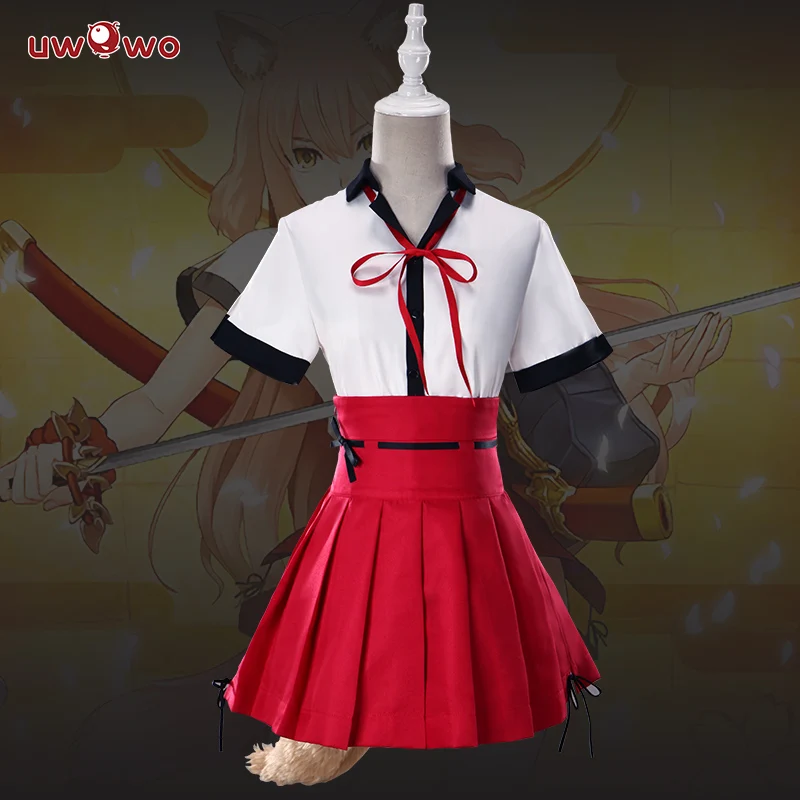 UWOWO аниме Fate Grand Order Suzuka Gozen косплей костюм милая форма Лолита платье для девушек
