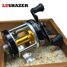 Metal fishing reel CL 25 drum type fishing reels 145g pcs 3 8 1 black nickle