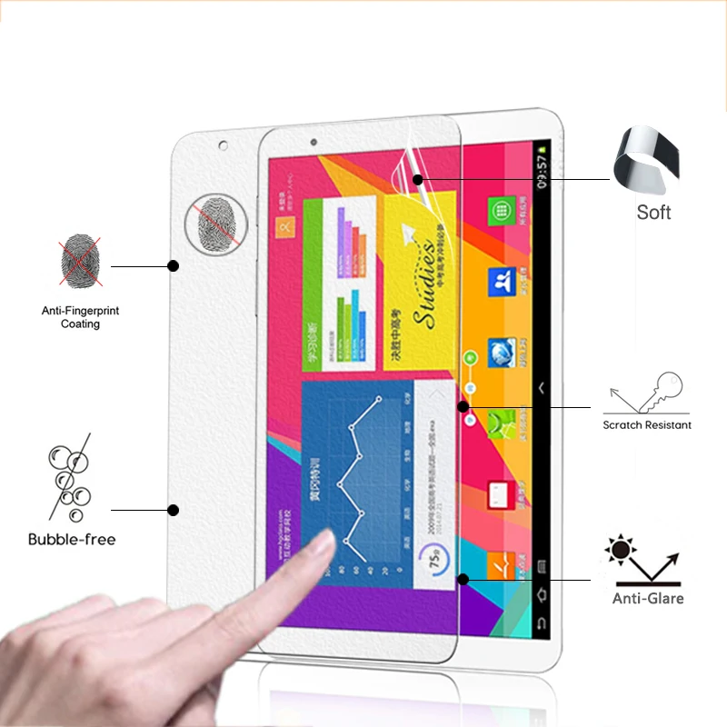 

Premium Anti-Glare Matte screen protector film For ReadBoy G35 8.0" front matte screen protective films with retail package