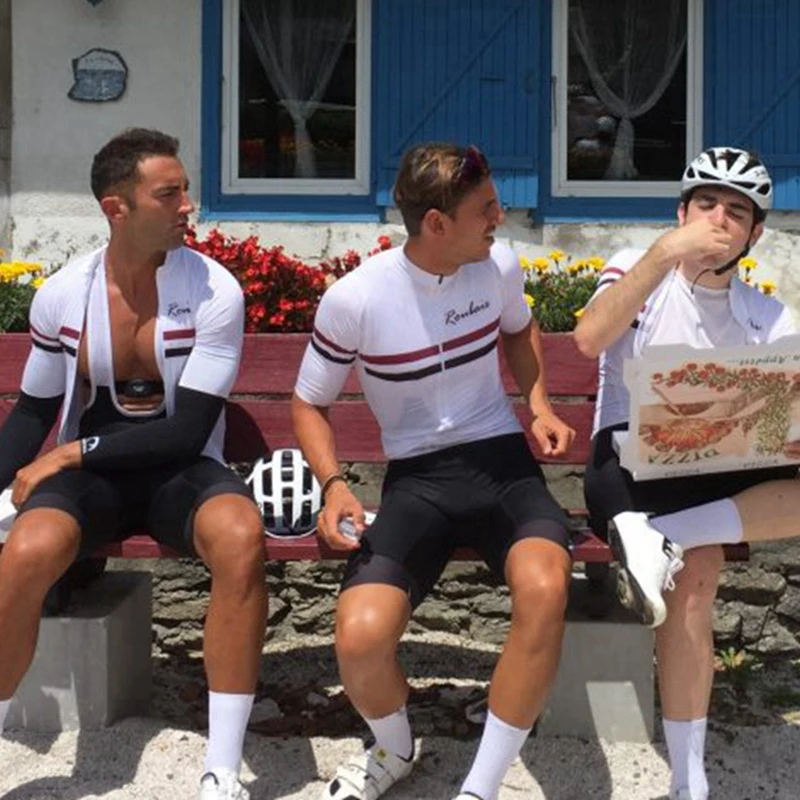 Comprar Camiseta de ciclismo para hombre 2019, marca caliente, para respirar, MTB RBX Camiseta deportiva para bicicleta, manga de malla de aire, camiseta blanca