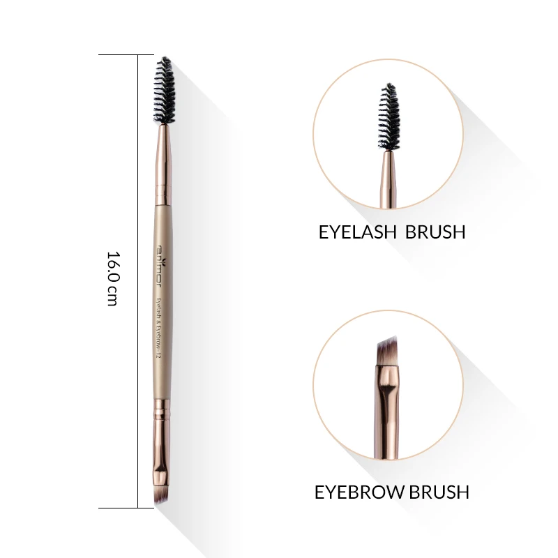 

2019 Anmor 1PCS Eyelash & Eyebrow Brush 2 In 1 Makeup Tool Brow Comb Double Head Make Up Brushes Recommended Must-have Eye Tool
