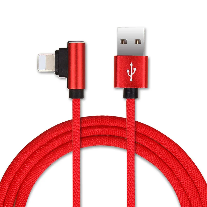 FDBRO локоть зарядный кабель синхронизации данных 8 Pin для iPhone X 7 8 6 Plus освещение зарядный кабель для iPad Mini 8 9 10 линия зарядного устройства 1 м