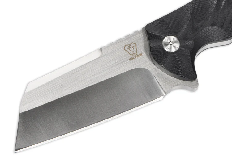 VOLTRON качество фиксированным лезвием Ножи D2 лезвие из нержавеющей стали черный G10 ручкой охотничий нож выживания тактический открытый