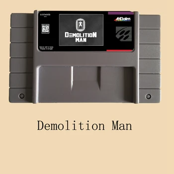 

Demolition Man 46 Pin 16 Bit Grey Game Card For USA NTSC Game Player