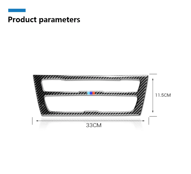 BMW F20 F21 1 Series Accessories Car Interior Carbon Fiber Air Conditioning CD Console Panel Cover Trim Car Styling (10)