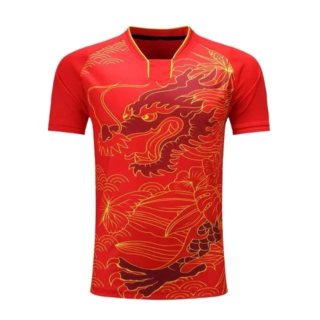 DONIC T-Shirt Dragon Schwarz  Tischtennis-Trikot Badminton Tischtennis T-Shirt