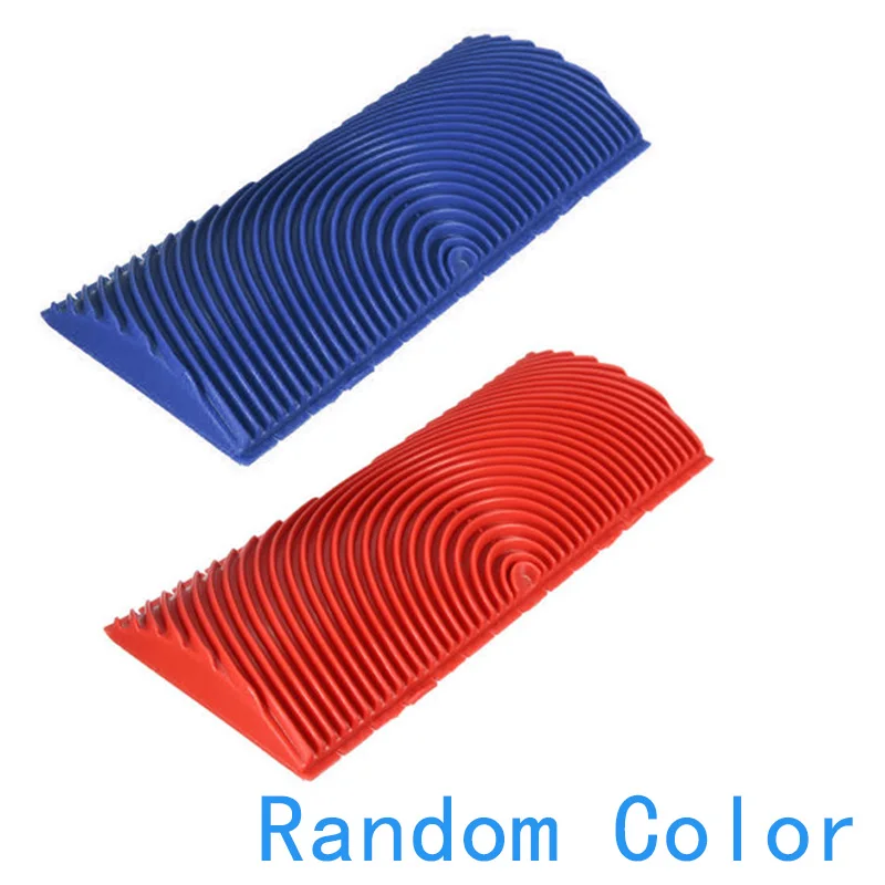 2pcs Large Small Wood Graining Pattern Rubber DIY Graining  Painting Tool For Wall Decorative Tools