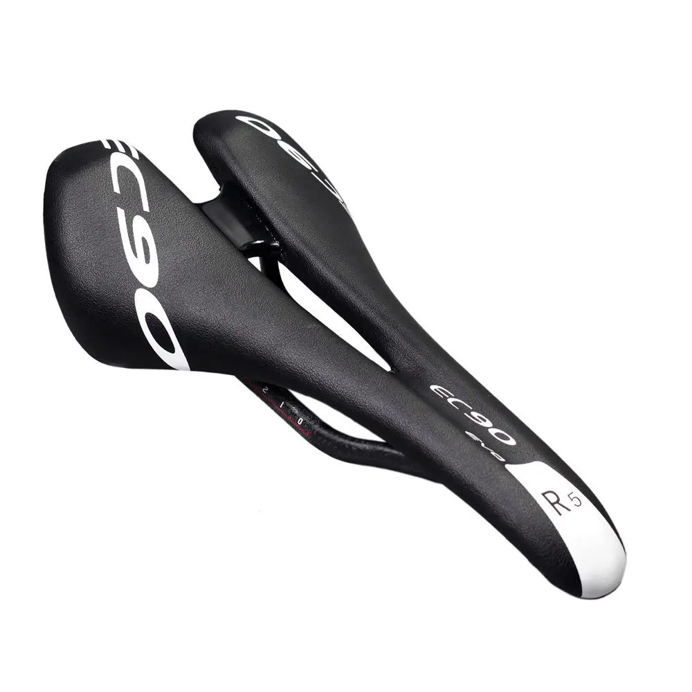 

EC90 Lightweight Bicycle Saddle Breathable Cycling Riding Hollow Venting Saddle MTB Bicycle Parts Foldable Soft Seat Cushion