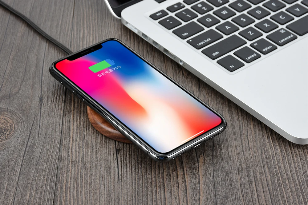 KEYSION 10 Вт деревянное Qi Беспроводное зарядное устройство для iPhone 11 Pro XR XS Max Xiaomi mi9 быстрая Беспроводная зарядная подставка для samsung S10 S9 S8