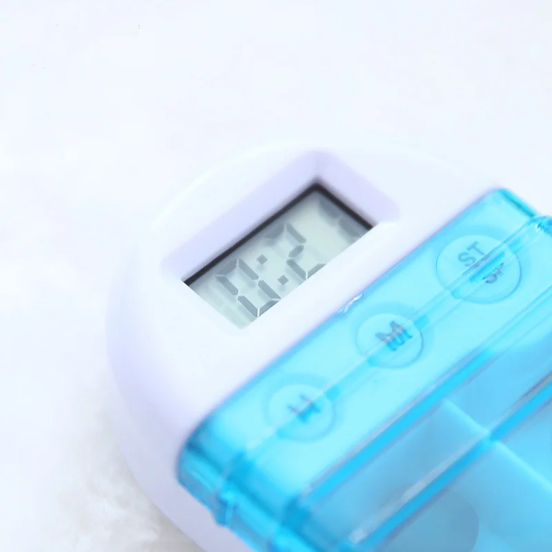 Upgrade intelligent medication reminders portable Alarm Timer Pill box electronic timing pill case Medicine Holder Organizer