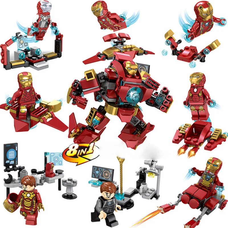 

Legoing Marvel Avengers Infinity War Building Blocks Legoed Super Heroes The Hulkbuster Ultron Edition Iron Man Bricks Toys