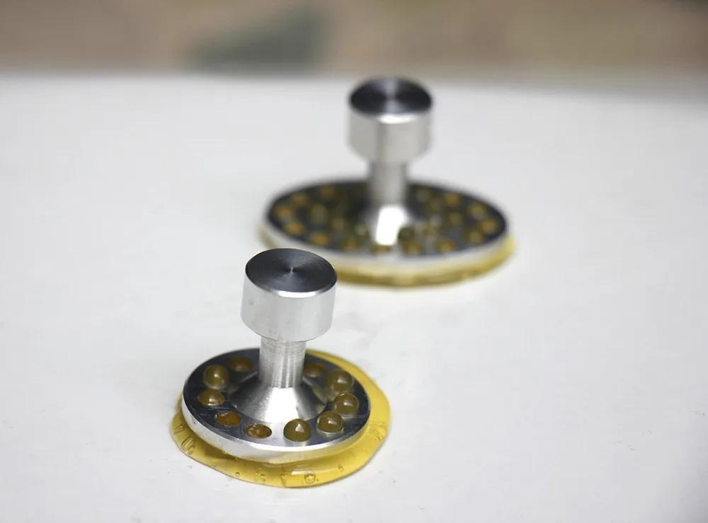 PDR Tool Aluminum Glue Puller Tabs Paintless Dent Repair Tools - 4 Size PDR Tabs Tools for Car Body Dent Remover (4)