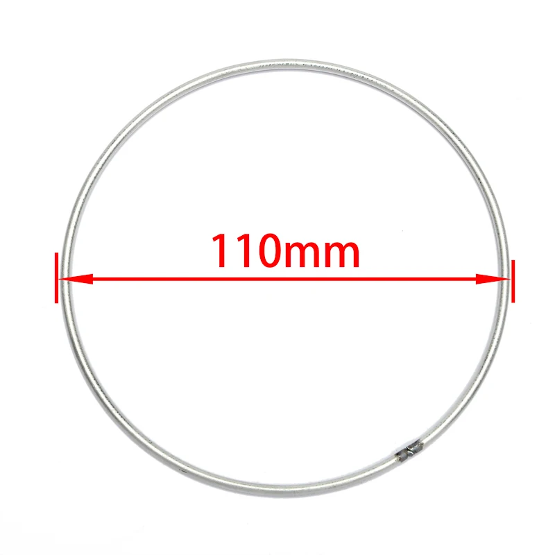 10pcs 35-200mm Dream Catcher Reve Circle Rings Findings Hanging Round cercle metal pour attrape reve Net Jewelry DIY 