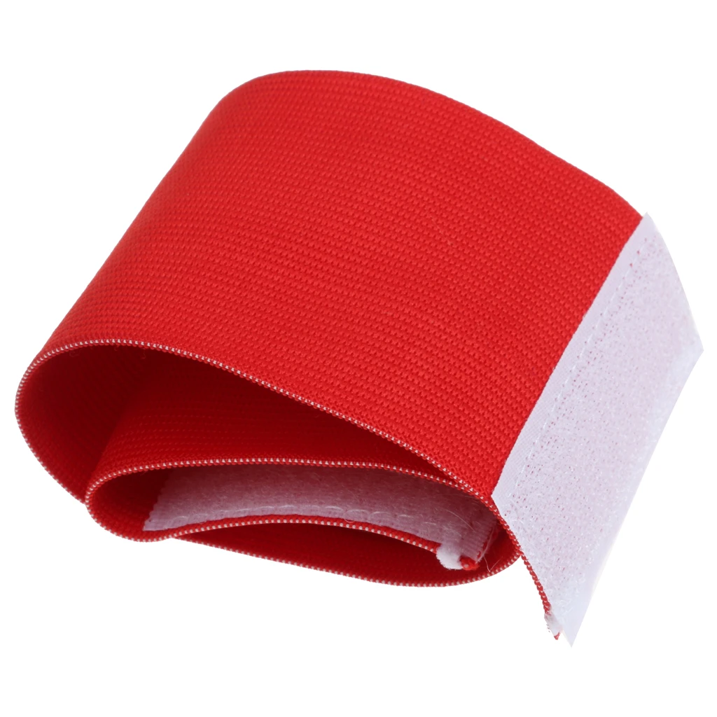 4 Pieces Elastic Soccer Football Captain Armband Strap Team Sports Captain Arm Band Green Red Blue Orange