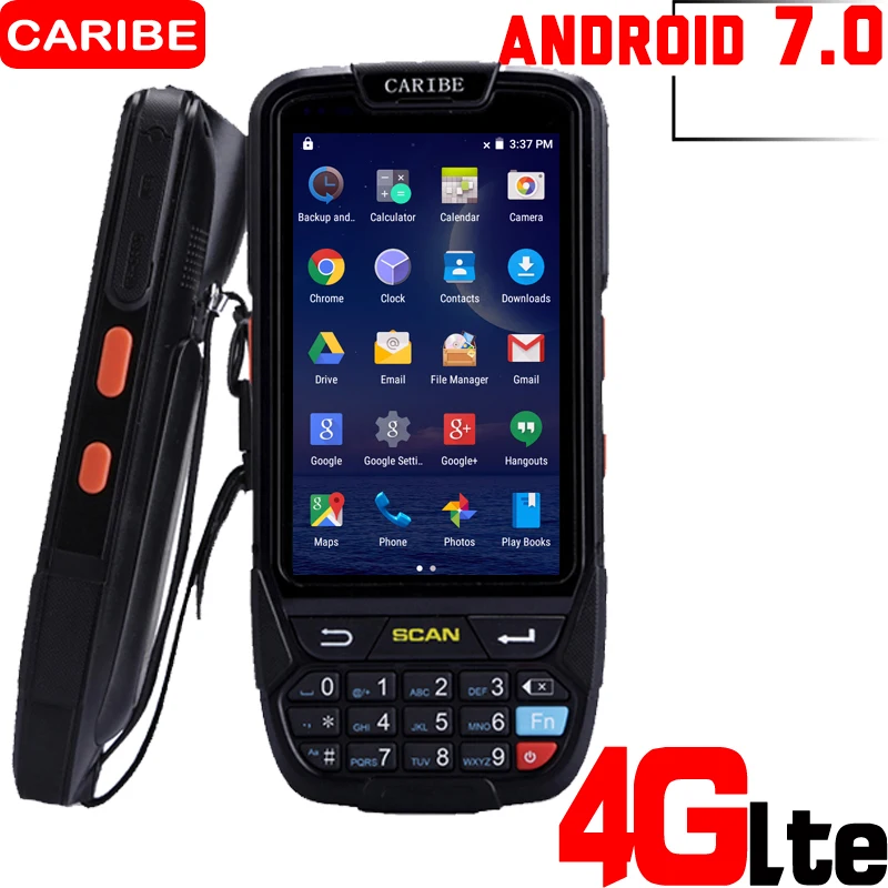 

Wireless Android PDA GPS 4G Laser Barcode Scanner with USB NFC Reader WIFI from CARIBE