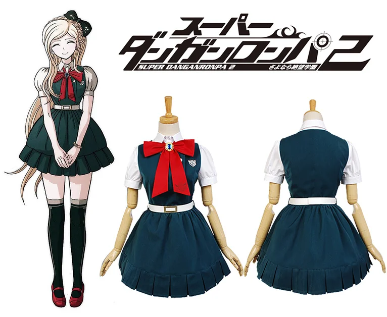 Anime Super Danganronpa 2: Sayonara Zetsubo Gakuen Sonia Nevermind Cosplay Kostuums Halloween Voor Vrouwen Custom Made