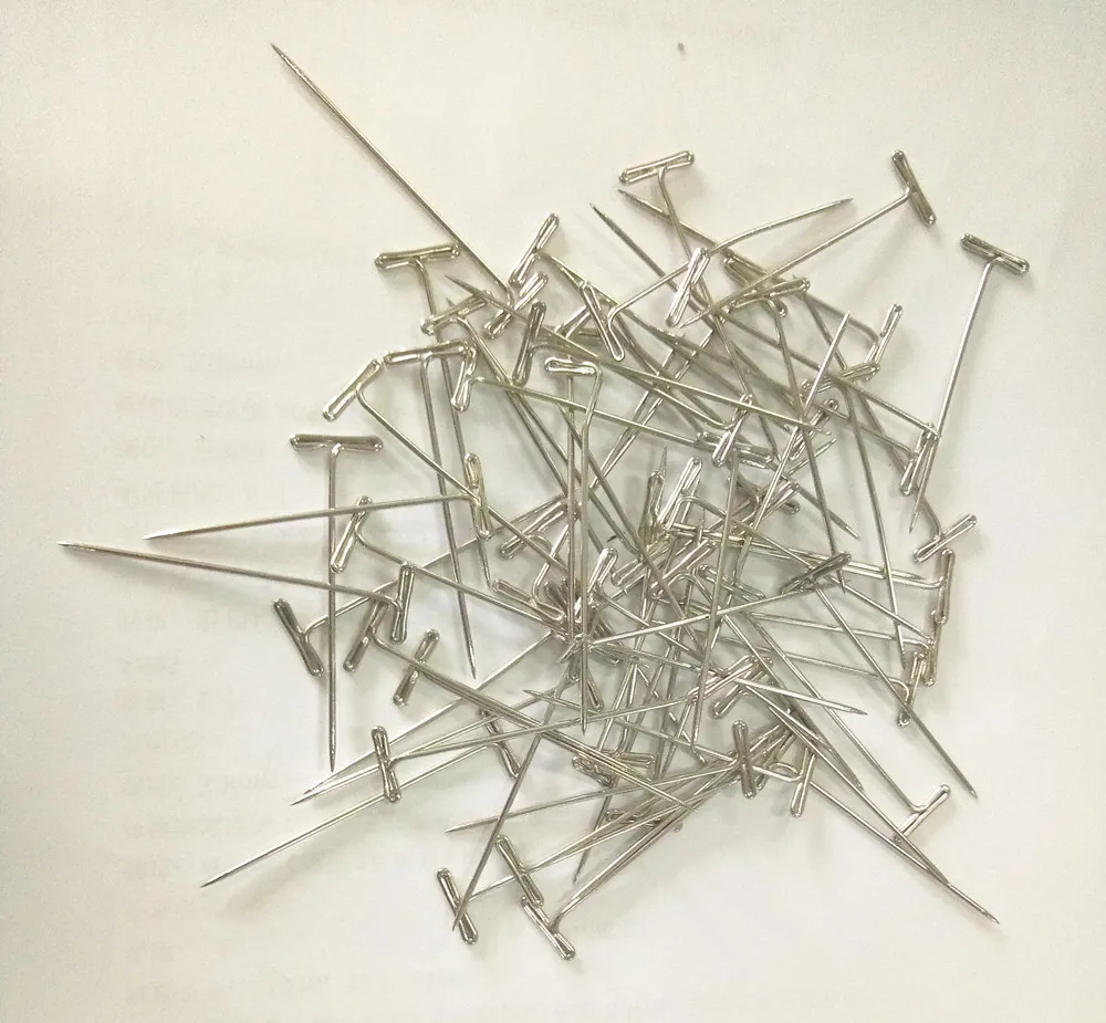 

T shape needle for holding the wigs or hair piece on the model 1500pcs per pack