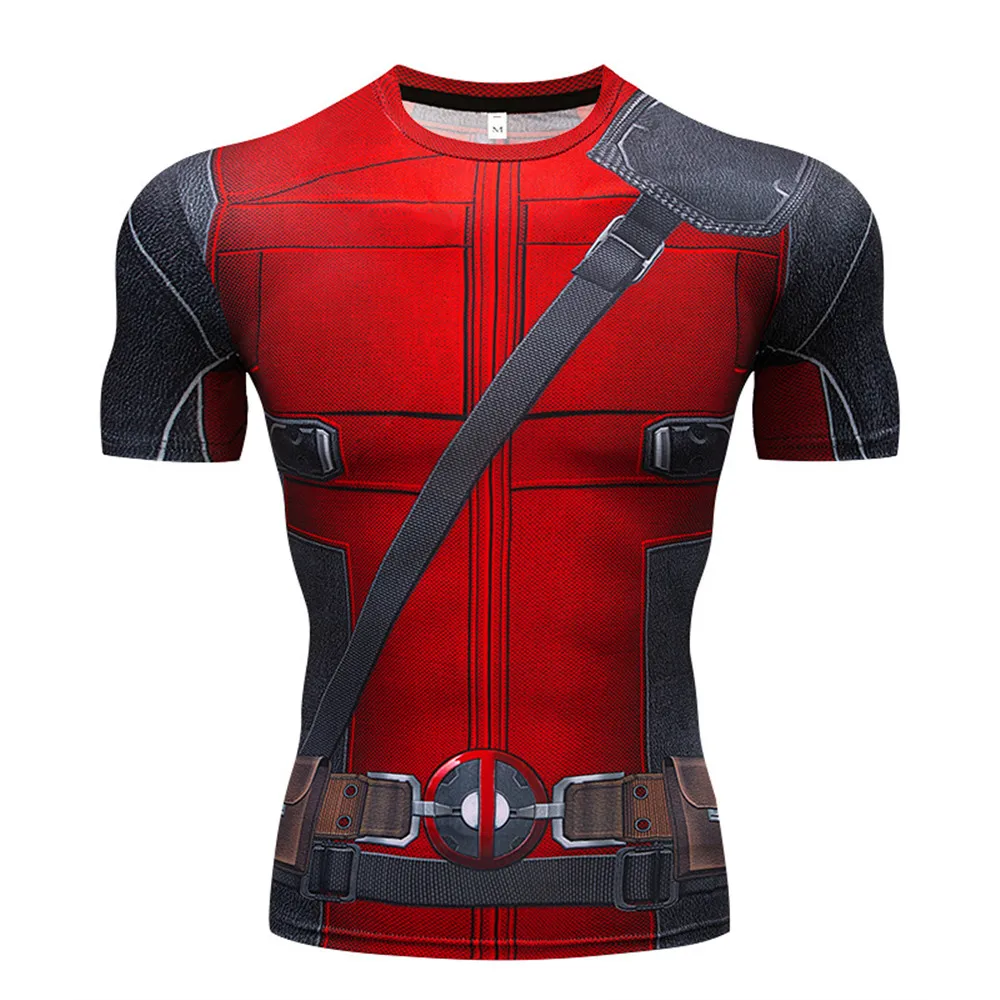 

Cosplay Fun Deadpool Shirt Tee 3D Printed T-shirts Men Fitness Clothing Male Tops Funny T Shirt Superman Deadpool Costume