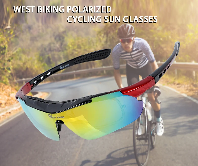 Windproof Anti-fog Polarized Cycling Glasses