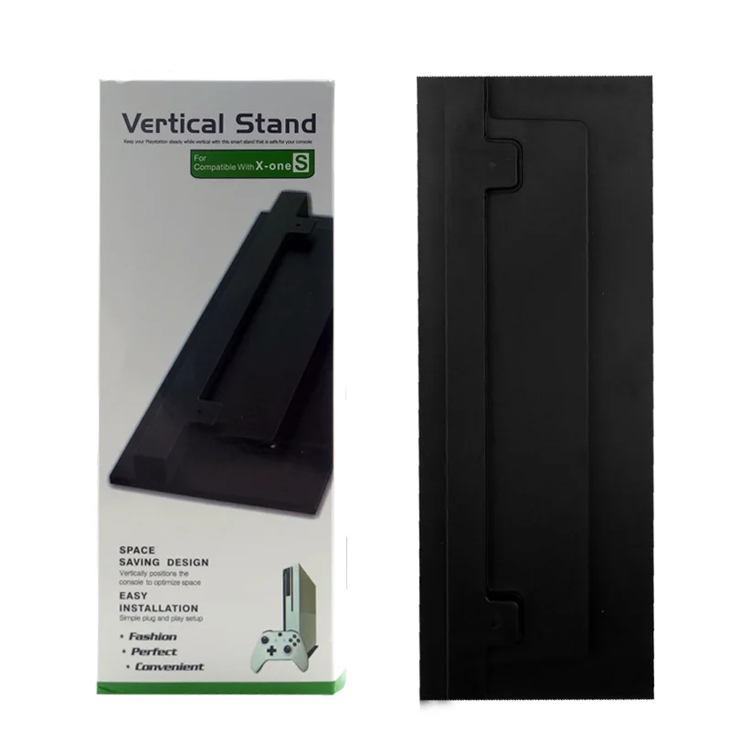 

Vertical Stand Non-slip Dock Cooling Mount Cradle Holder Bracket Base for Microsoft Xbox One S/Slim Game Console