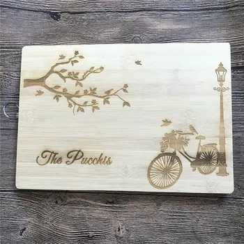

Personalized Chopping Blocks Customized Bamboo Wedding Cutting Board Kitchen Decoration Supplies Unique Wedding Party Gifts