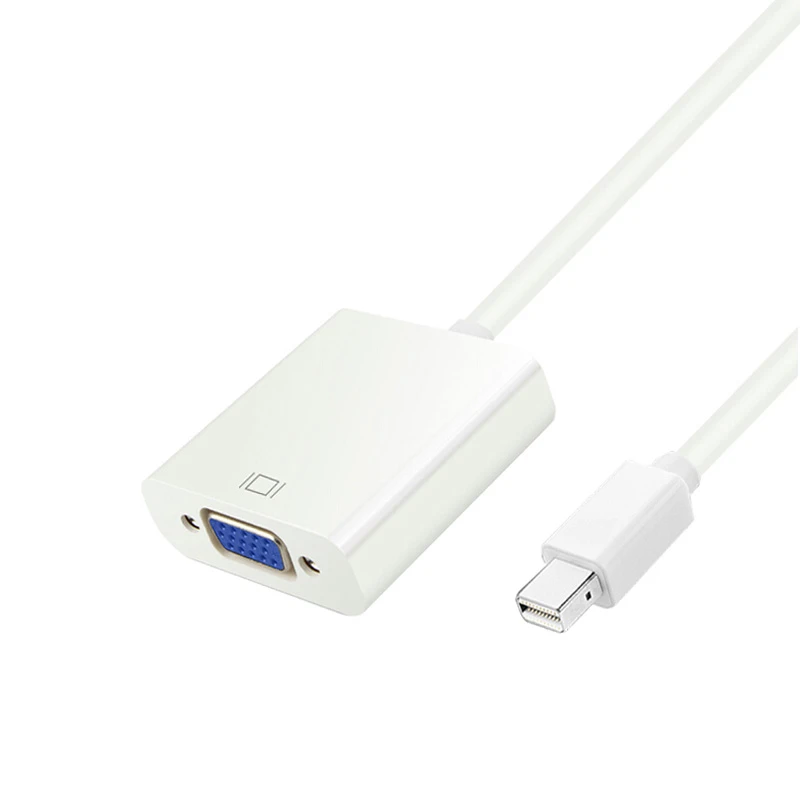 Dp To Vag Cable For Macbook Air Pro Imac Mac Mini Thunderbolt Mini Displayport Display Port Mini Dp To Vga Cable Adapter 1080p Mini Dp To Vga Dp To Vgacable Adapter Aliexpress