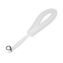 Белый цвет пластиковый материал длинная душевая скруббер ручка для ванны и душа для тела Скраб для кожи Задняя щетка супермягкая для Очищение тела