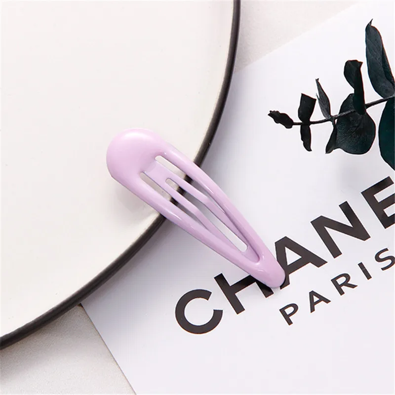 1 PC Glitter Gradient Color Girls Baby Hairpins Hair Clips Kid Barrettes Bobby Pins Headwear Children Accessories Baby BB Clips - Color: Light purple