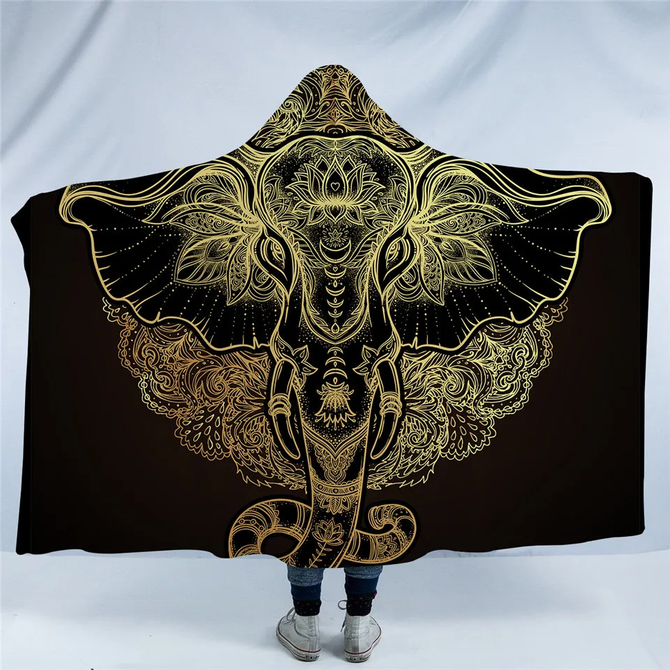 Постельные принадлежности Outlet Золотое животное коллекция одеяло с капюшоном черепаха Шерпа флис носимое одеяло Дельфин Сова пледы одеяло