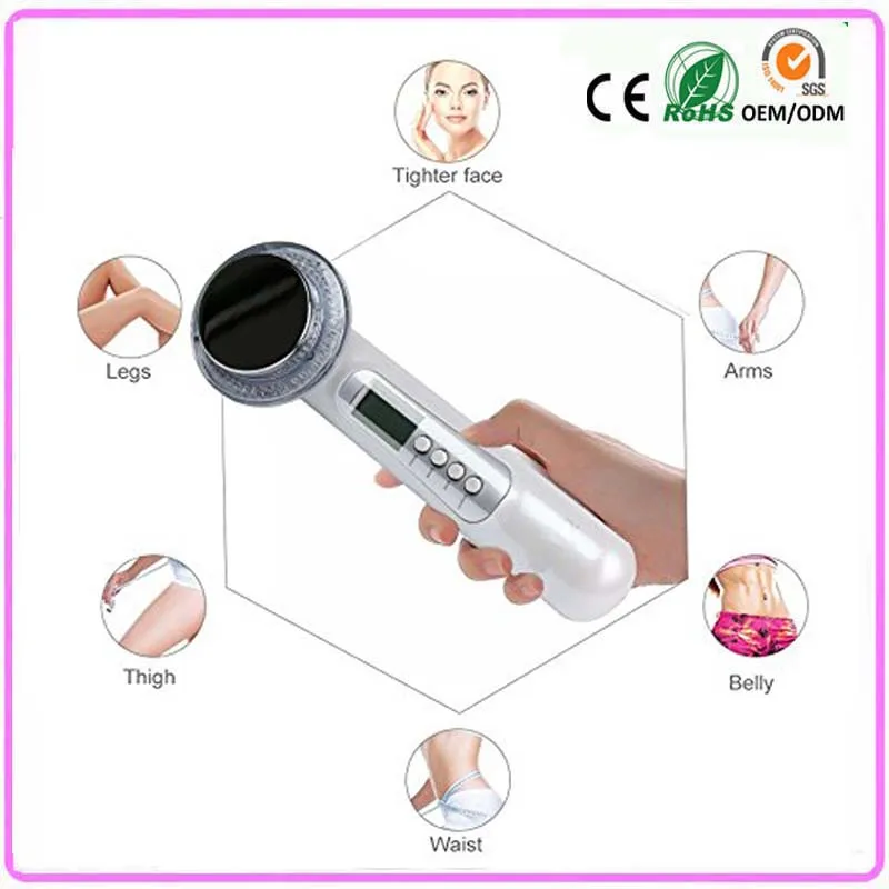 Rechargeable Galvanic Ultrasonic Anti Aging Fat Burn Wrinkle Cellulite Reduction Skin Firming Body Beauty Slimming Machine