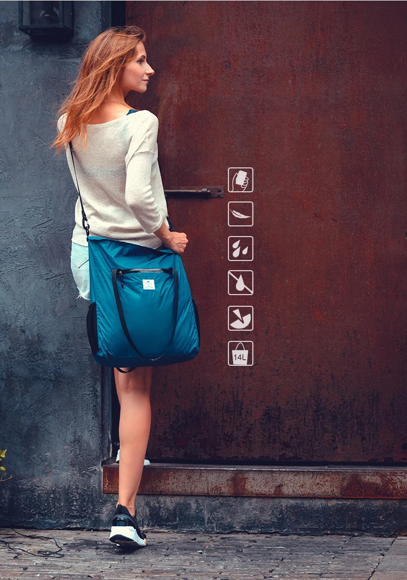 Naturehike спортивная сумка-мессенджер женская простая дикая Повседневная сумка легкая водонепроницаемая складная сумка