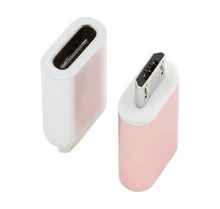 Aluminium 3A USB 3.1 Type C USB-C Female to Micro USB 5pin Male Fast Data sync charge adapter Convertor Connector For Android