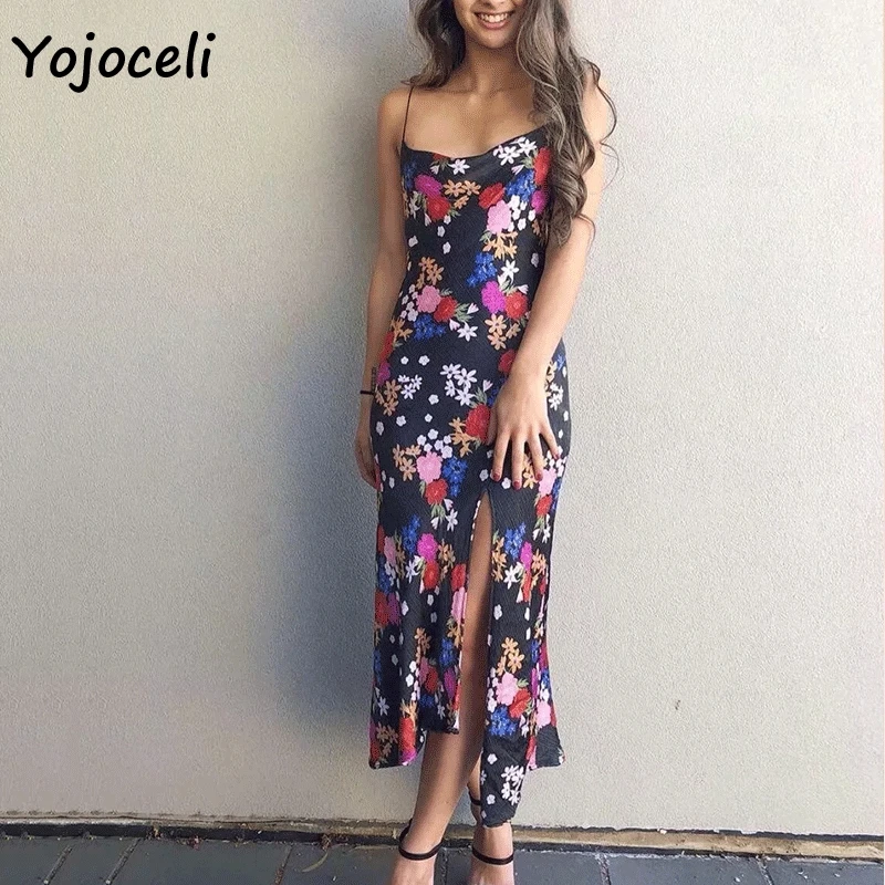 Yojoceli/2019 г. летние вечерние атласные платья для клуба сарафан сна сексуальное
