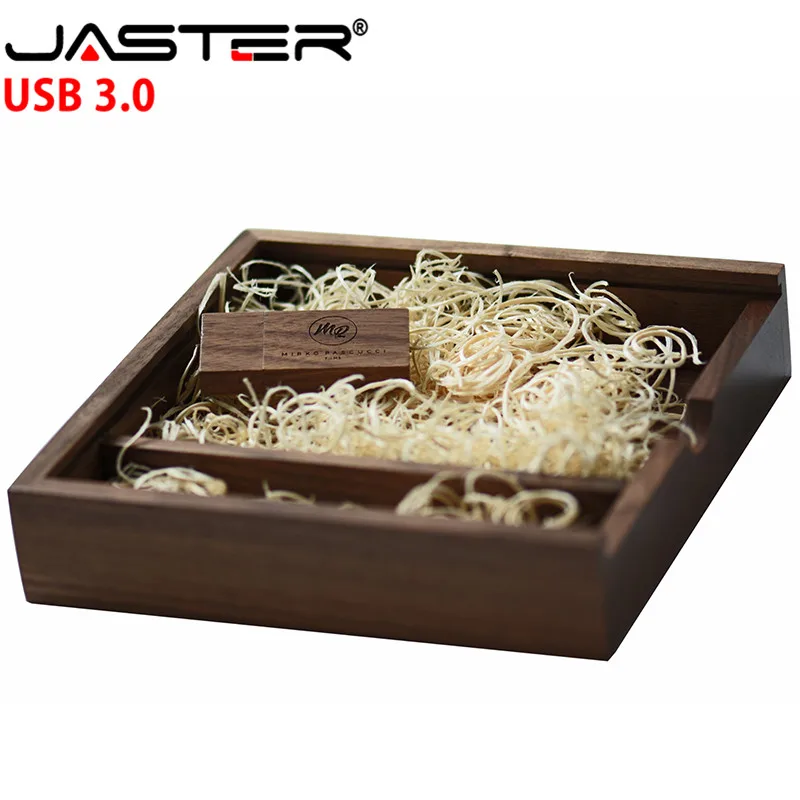 JASTER деревянный фотоальбом флеш накопитель USB 3 0 pendrive 4 ГБ 32 64 Гб 128 u диск подарок