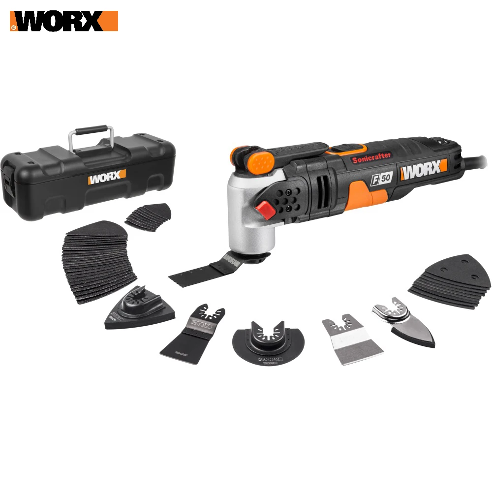 Реноватор WORX WX681 UI Sonicrafter SDS, 450 Вт, кейс